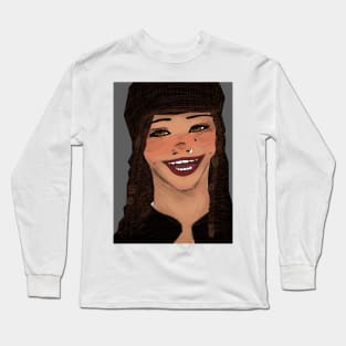 sketched portrait Long Sleeve T-Shirt